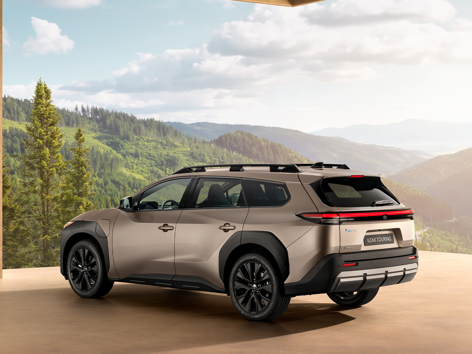 Toyota bZ4X Touring Vorstellung Heckansicht