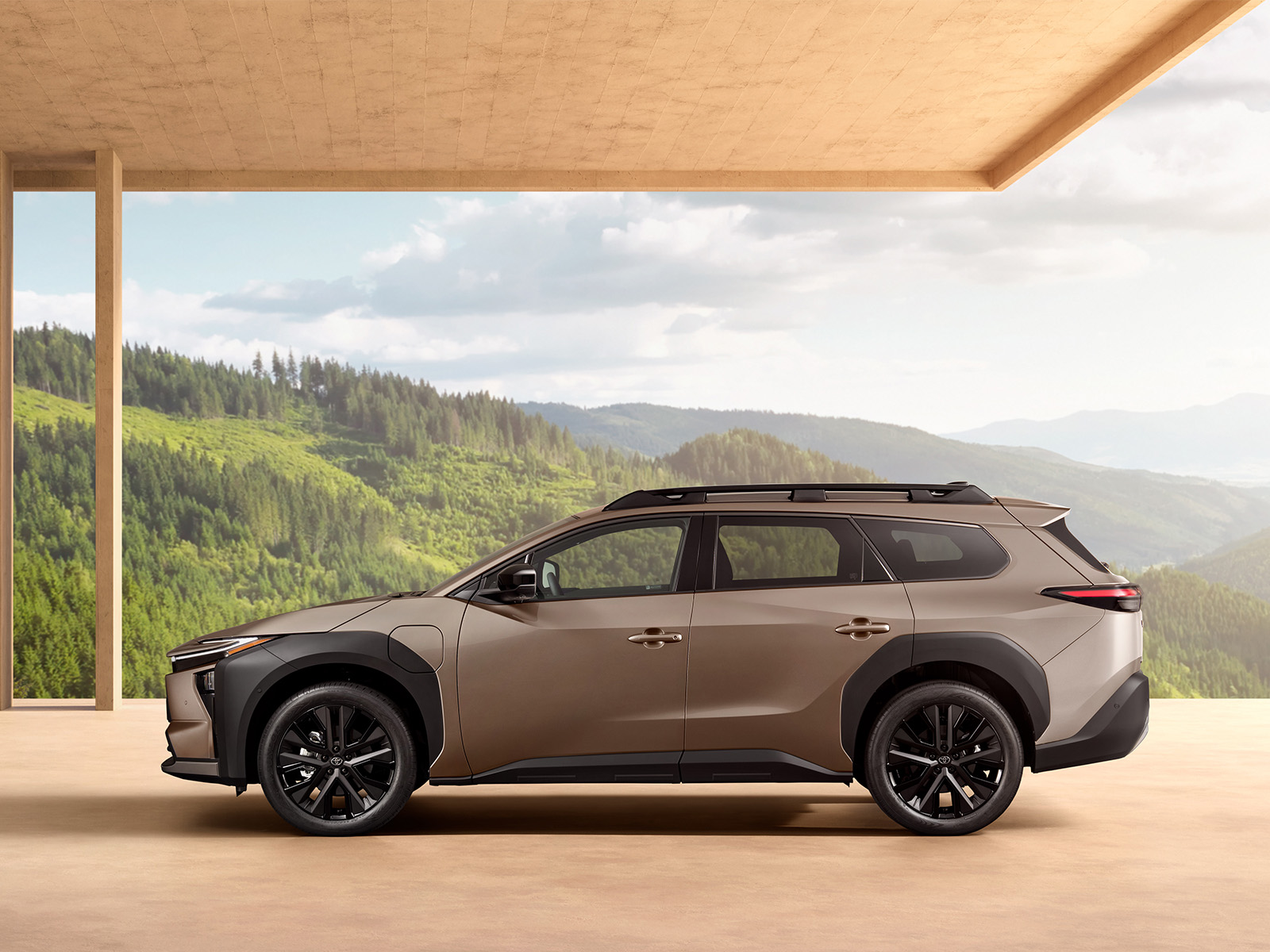 Toyota bZ4X Touring Vorstellung Seitenansicht