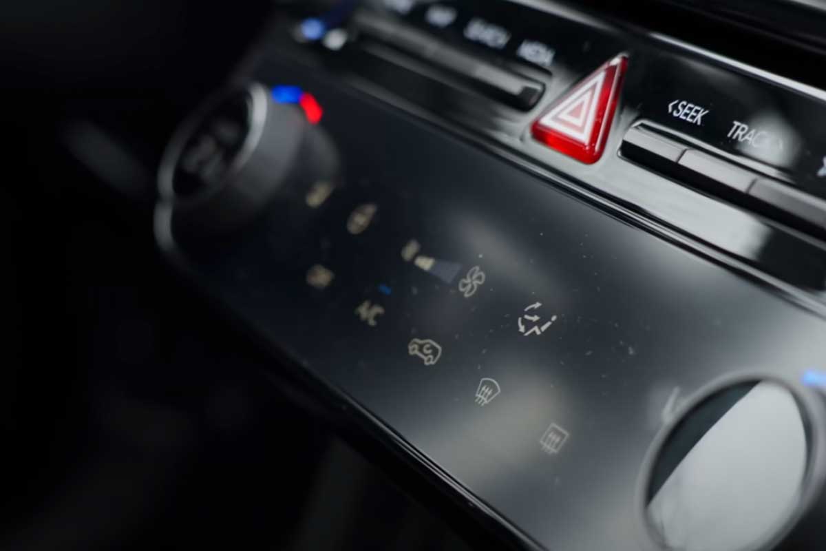 Hyundai Tucson Bild der Touch-Bedieneinheit