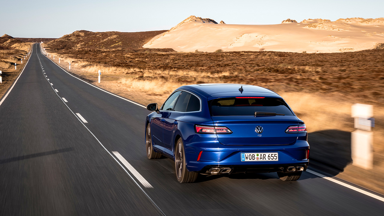 VW ARteon Einstellung auf Fahrt