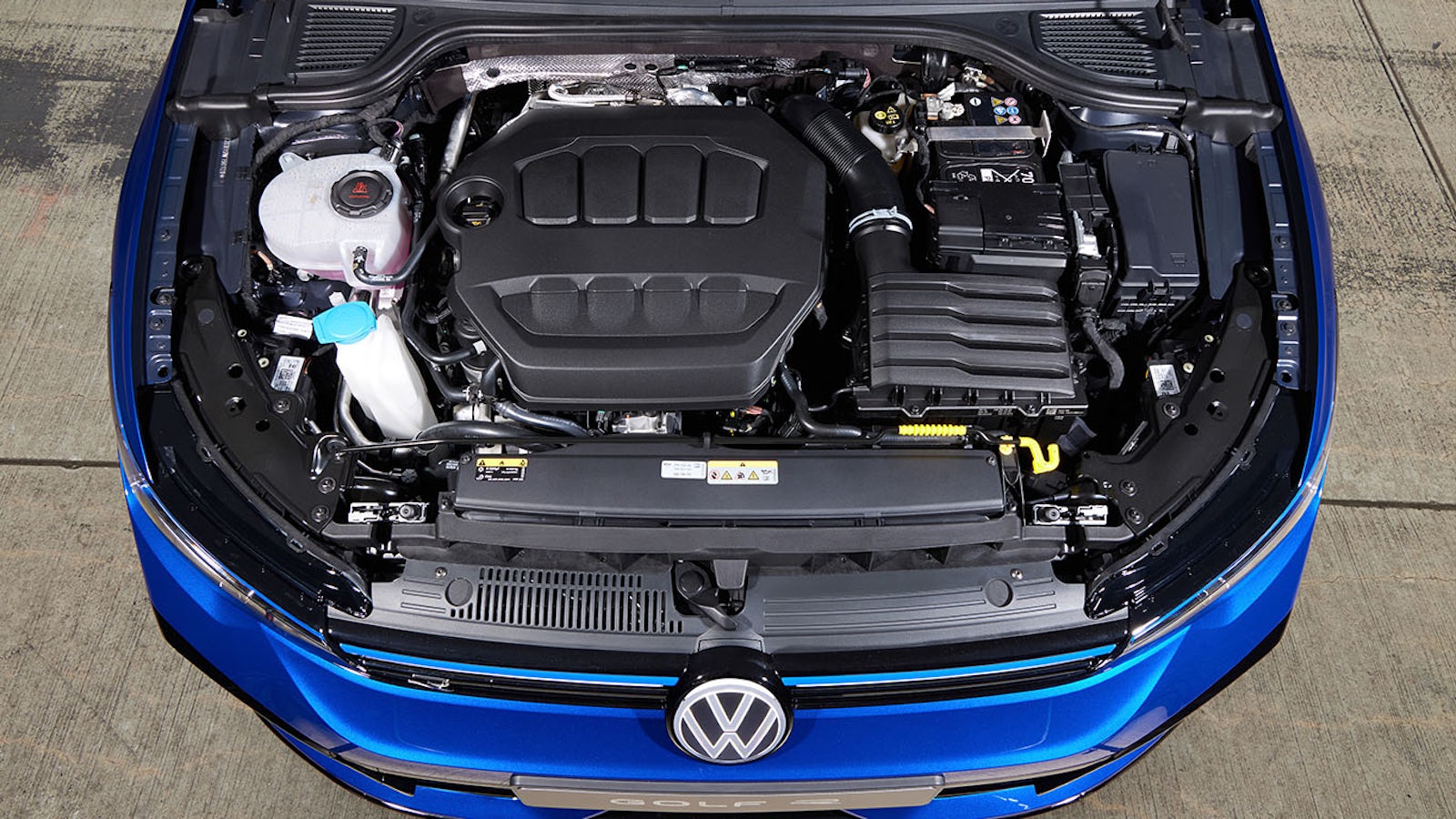 VW Golf R Facelift Motor