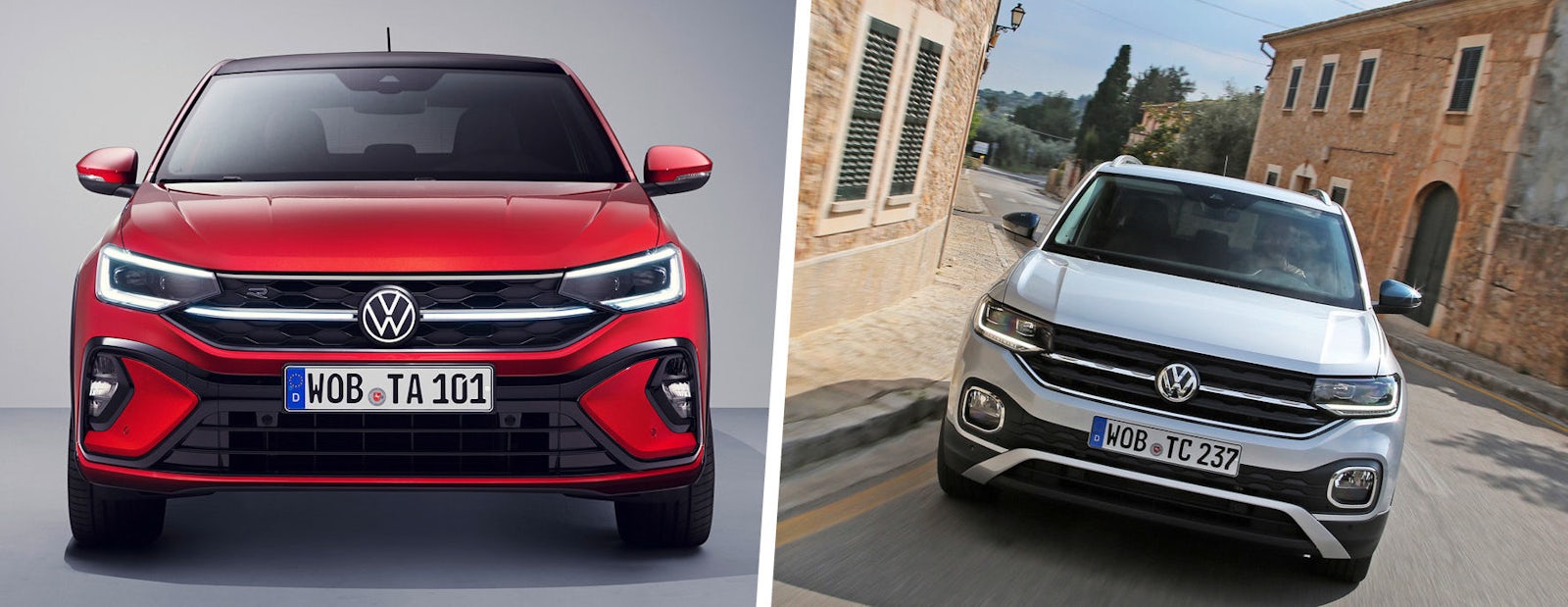 VW Taigo vs. T-Cross 2021