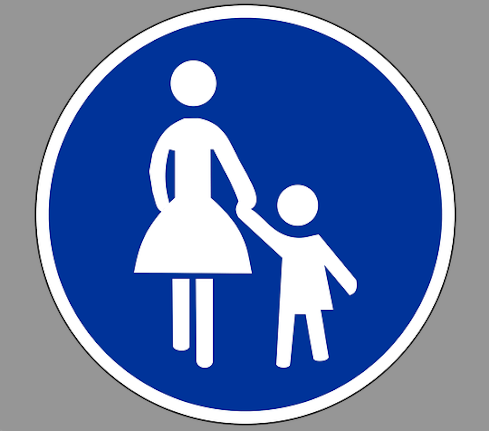 Verkehrsschild_Gehweg