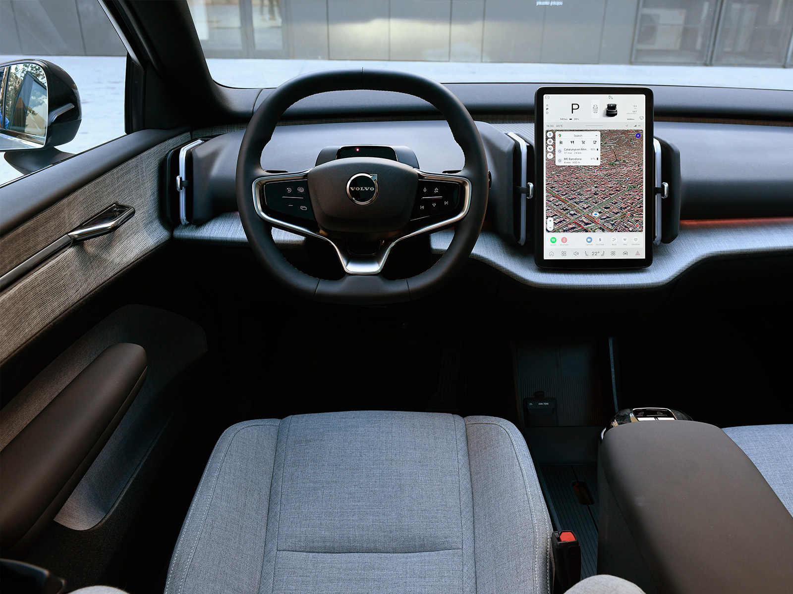 Volvo EX30 im Vergleich Cockpit