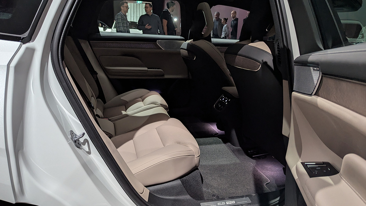 Volvo es90 erster Eindruck Fond