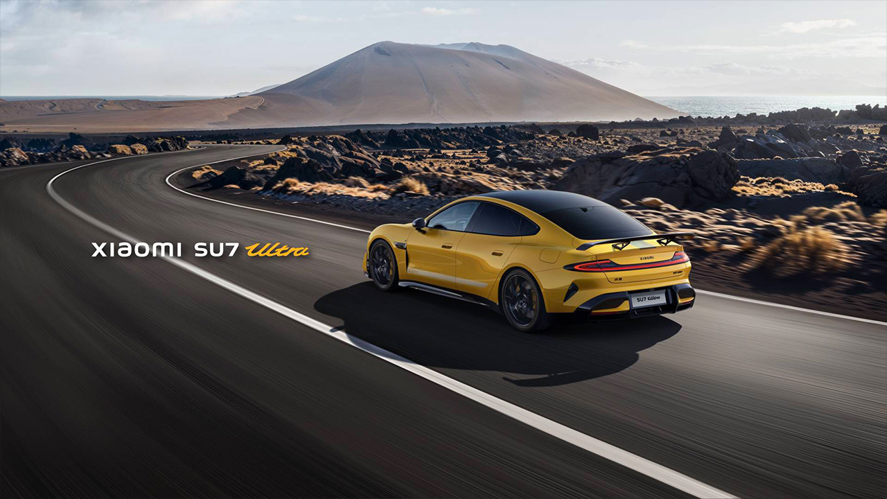 Xiaomi SU7 Ultra auf Fahrt