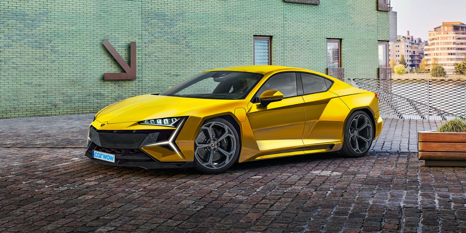 Lamborghini 4-Türer Elektro-GT exklusives Render: Preise